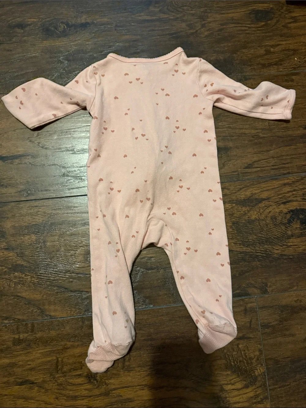Hearts Onesie footed One Piece